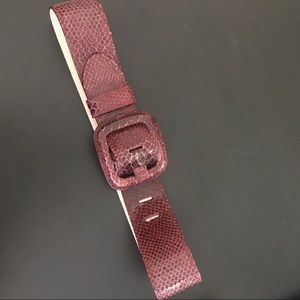 Banana Republic XS 36” snakeskin leather belt